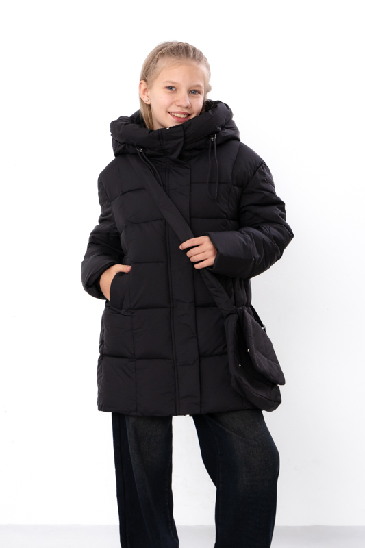 Куртка для дівчинки юніор (зима) + сумка